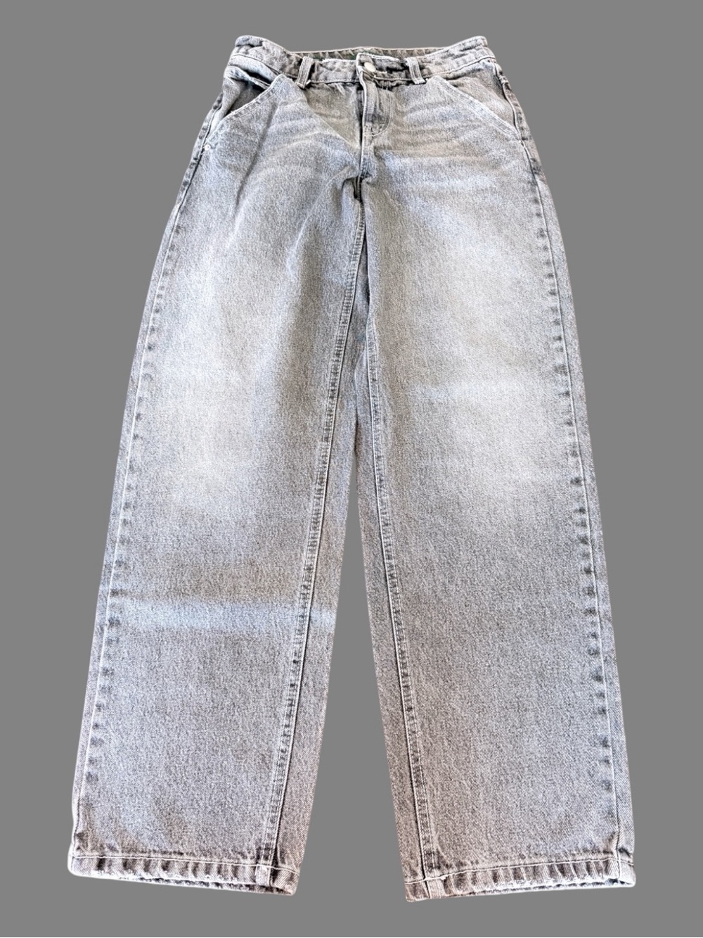 Wild Fable Mid-Rise 90s Relaxed Straight Jeans – Size 00 | Faded Black